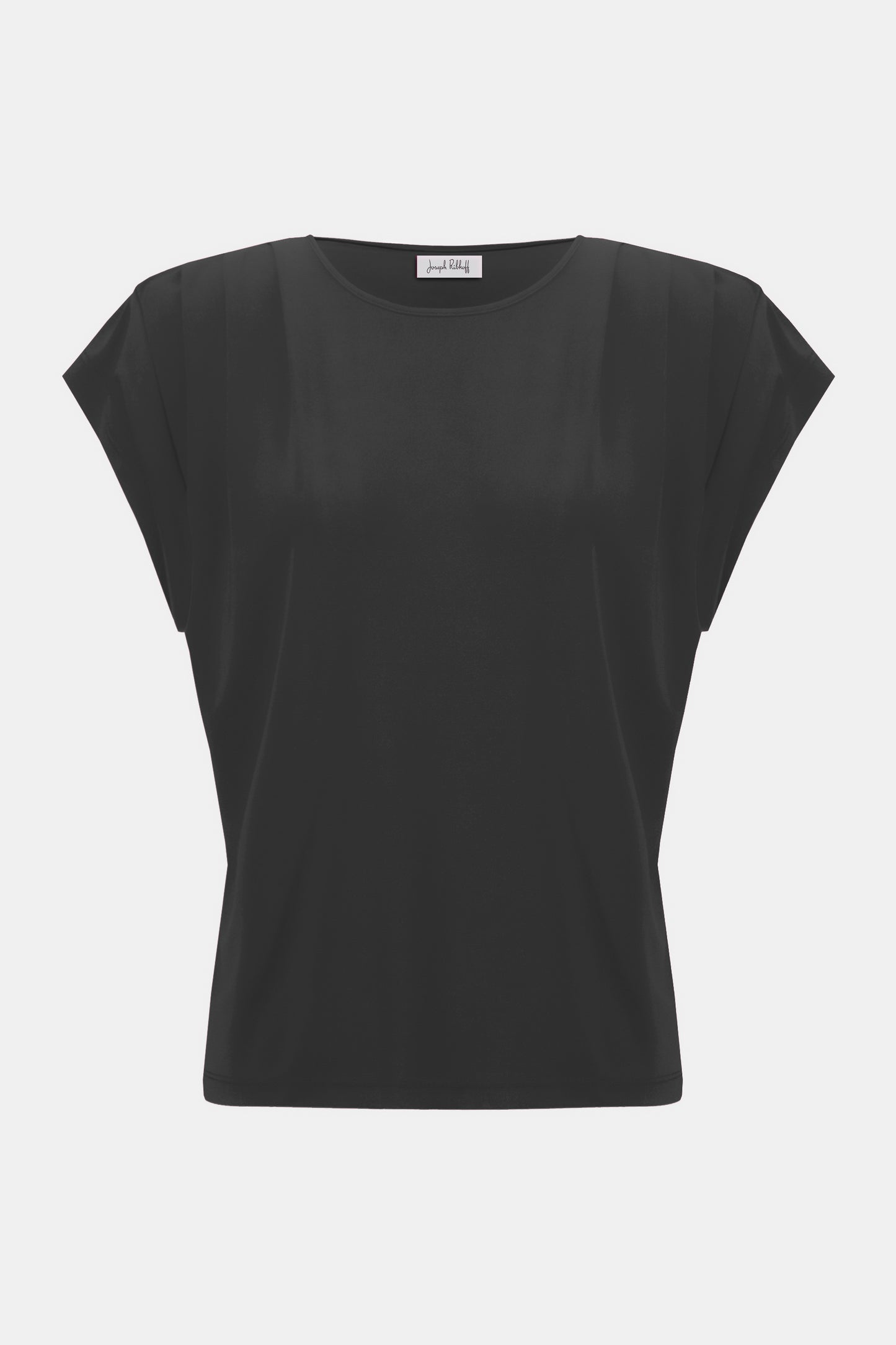 Silky Knit Short Sleeve Straight Top