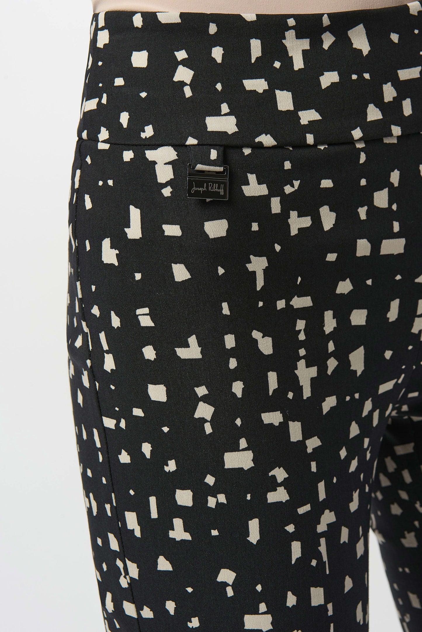 Millennium Abstract Print Straight Pull-On Pants