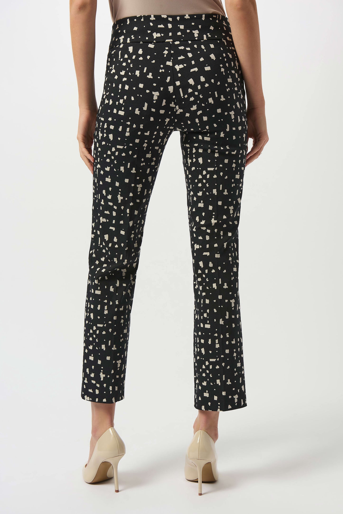 Millennium Abstract Print Straight Pull-On Pants