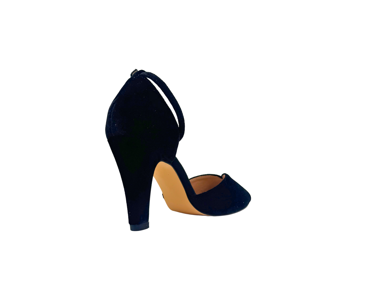 Lola Velvet Peep Toe Heel