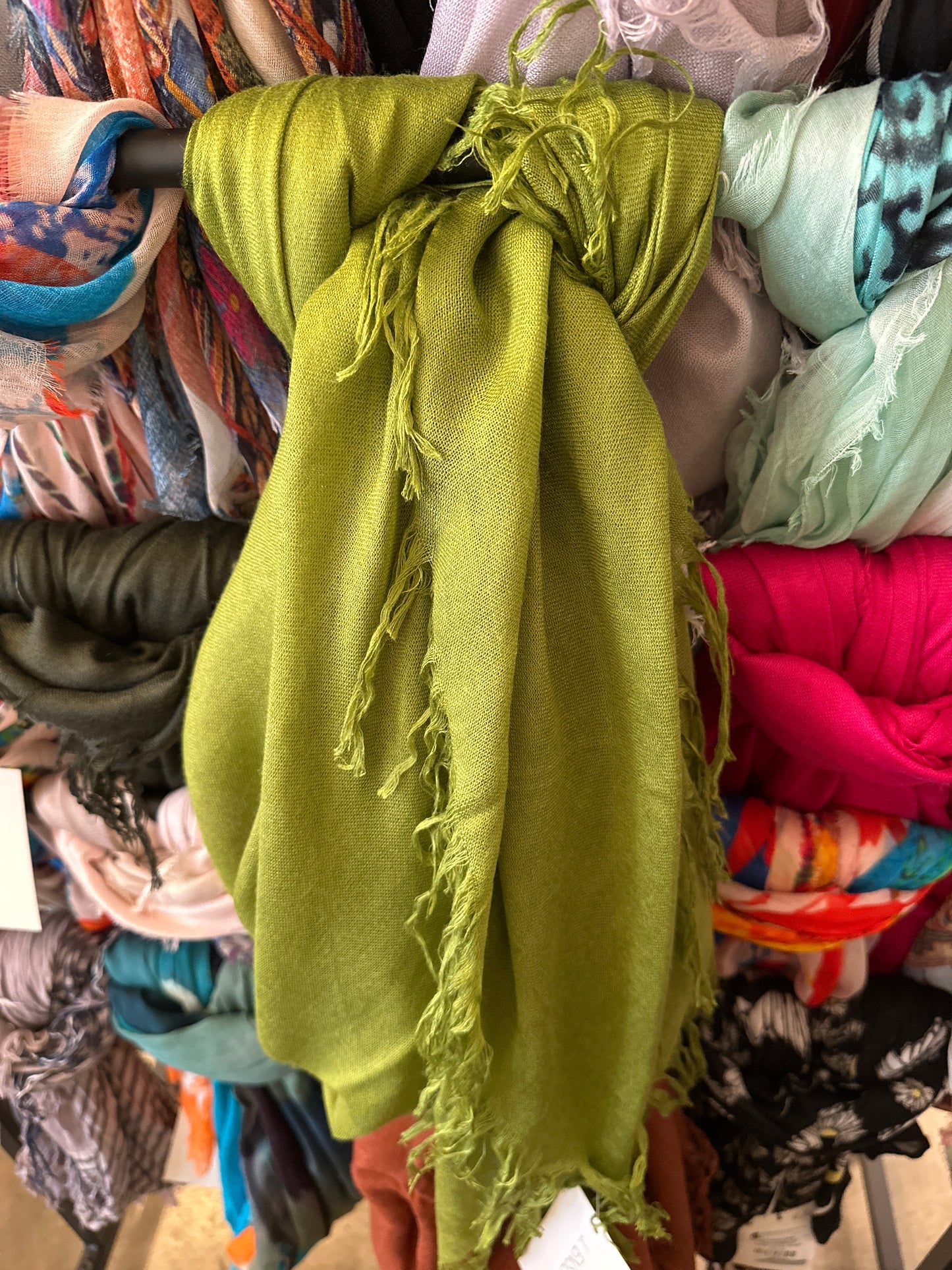 Tissue Solid Scarf