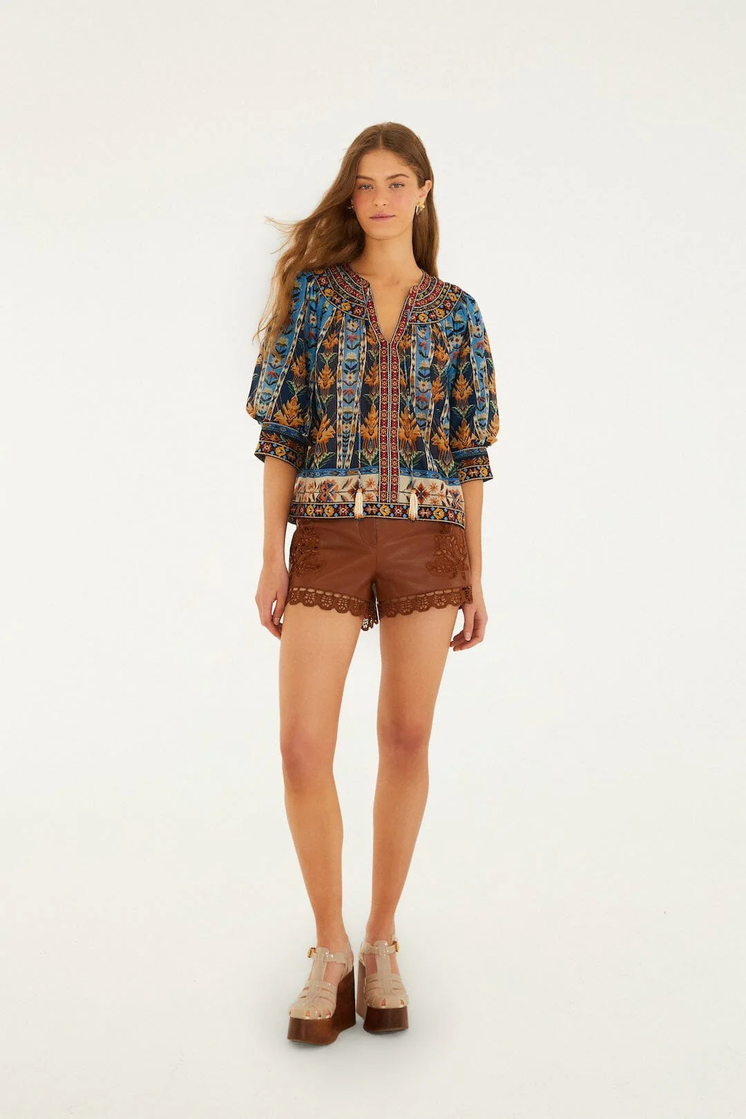 Heather Short Sleeve Blouse