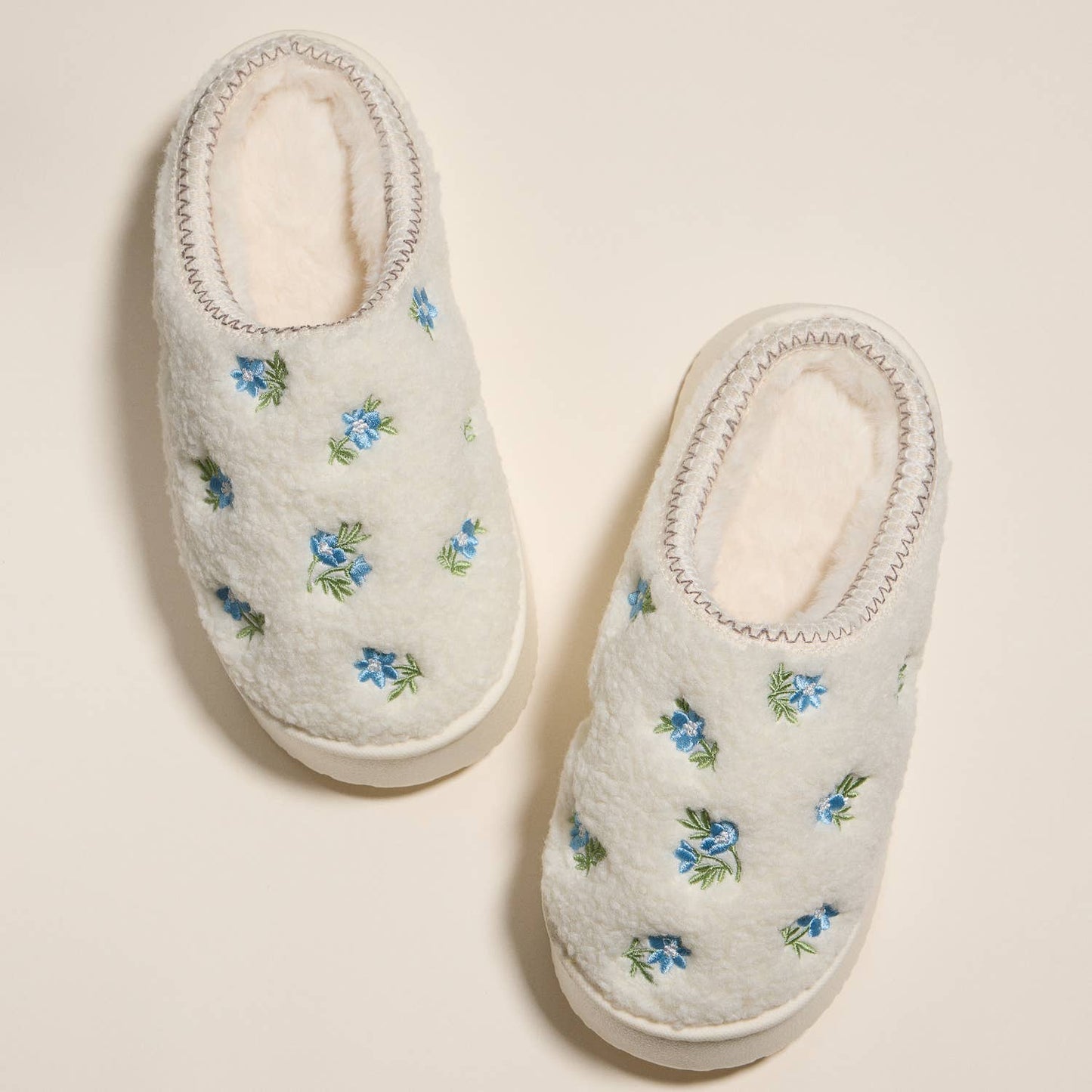 Floral Slippers