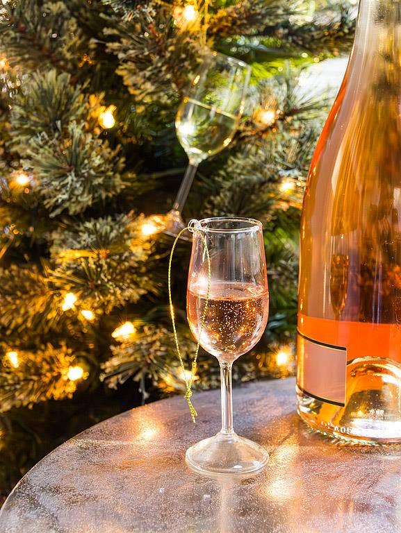 Glass of White Wine Ornament