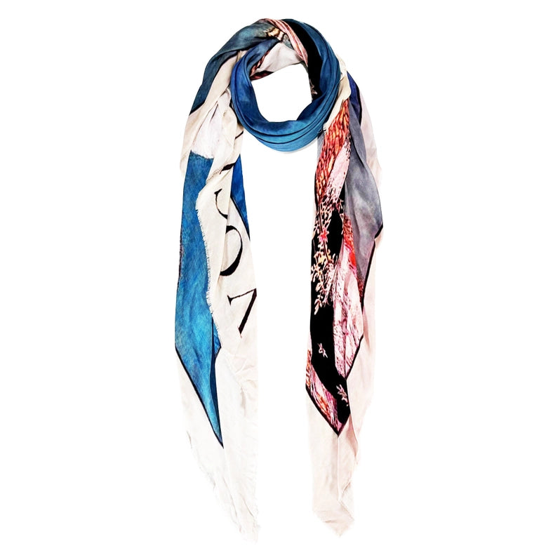 Vintage Vogue Scarf - Peacock