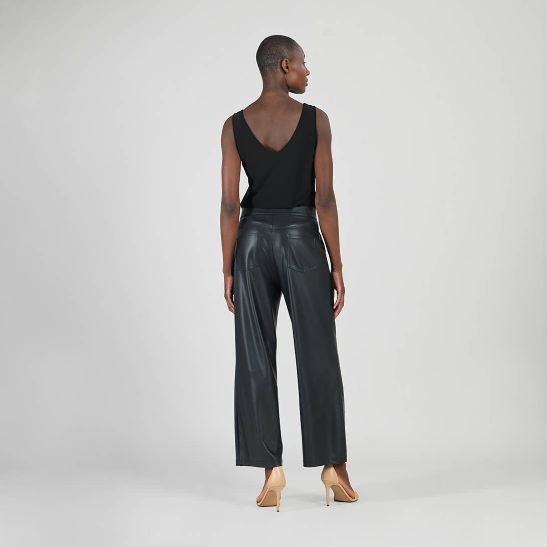 Monica Liquid Leather™ - Wide Leg Pants
