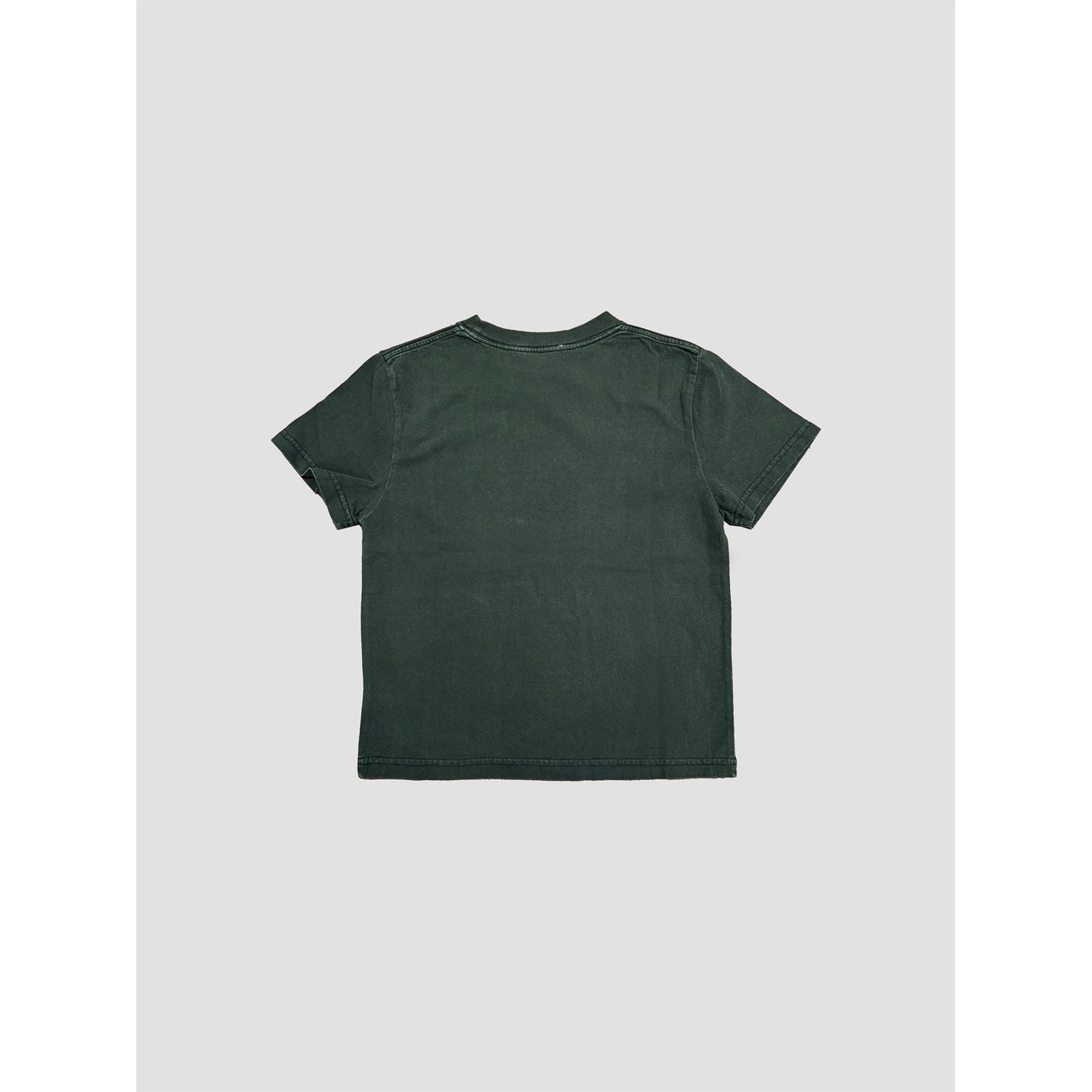 Mineral Washed Cotton Blank Cropped Tee