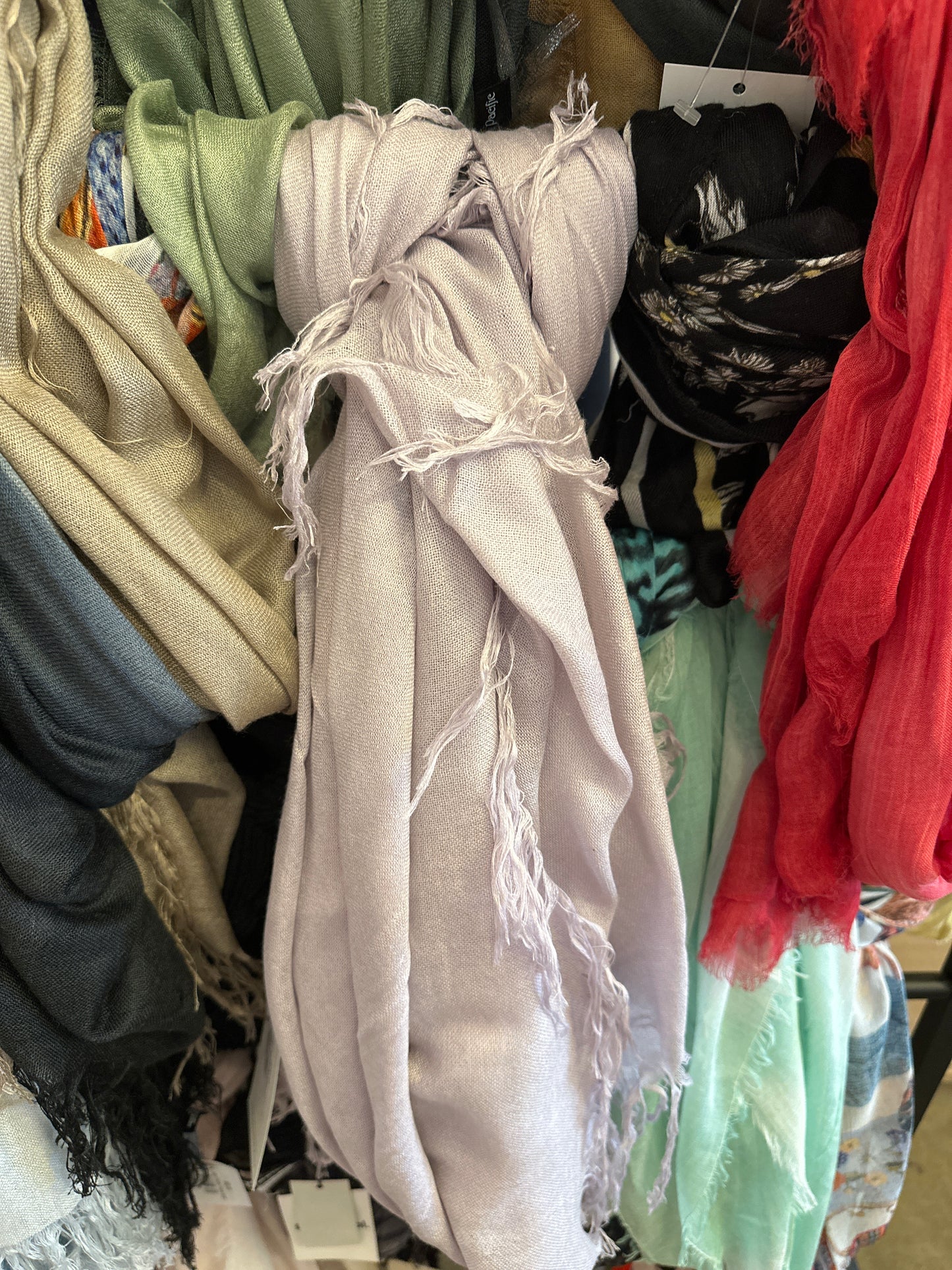Tissue Solid Scarf
