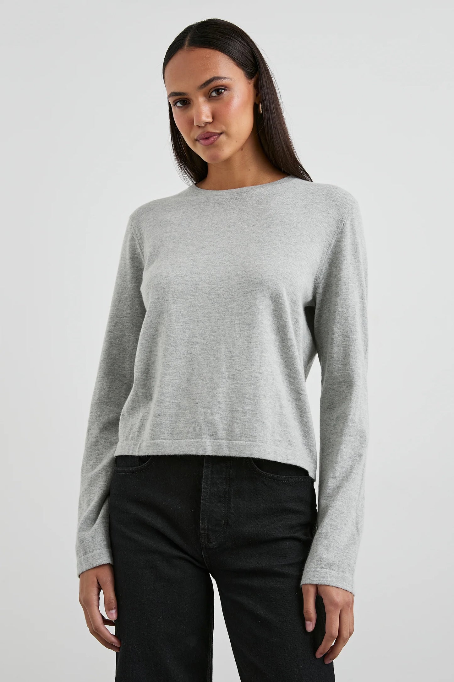 Cotton Cashmere Long Sleeve Tee