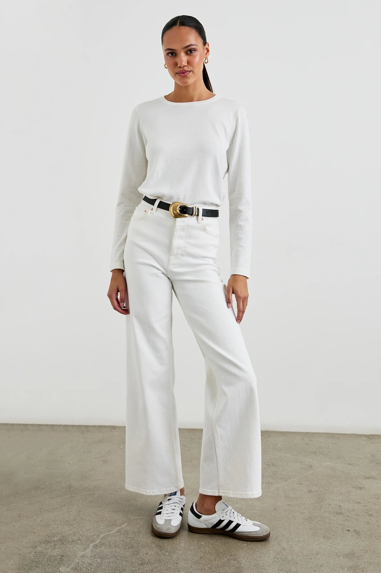 Cotton Cashmere Long Sleeve Tee