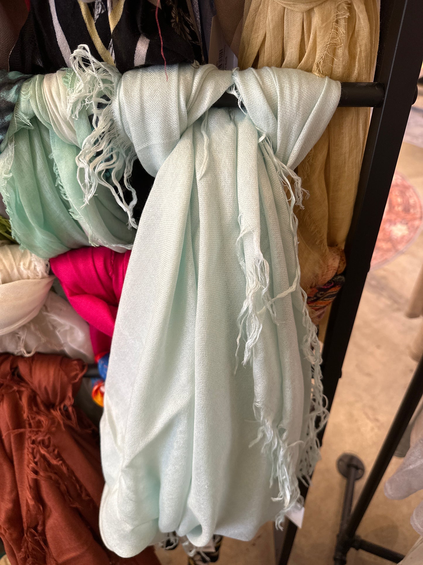 Tissue Solid Scarf