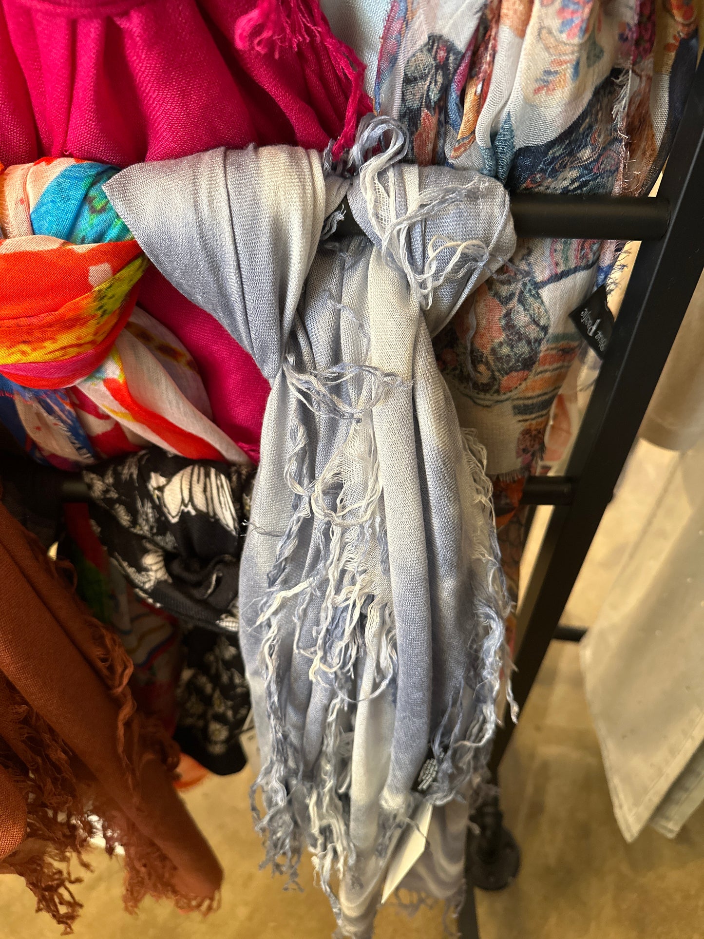 Tissue Solid Scarf