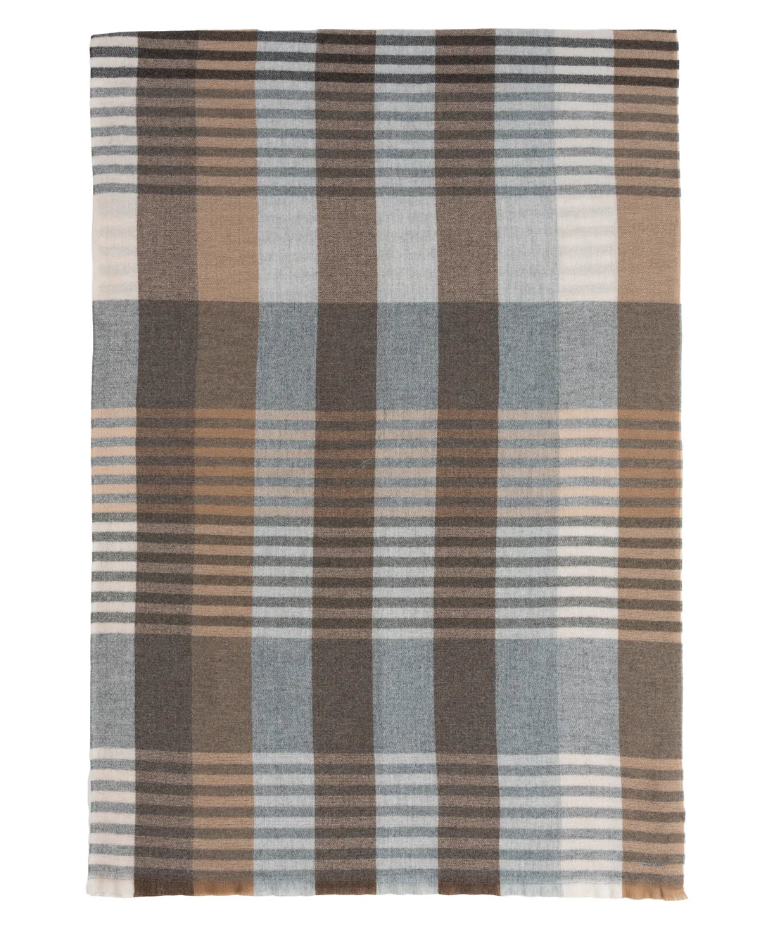 Gramercy Plaid Wrap Grey Heather