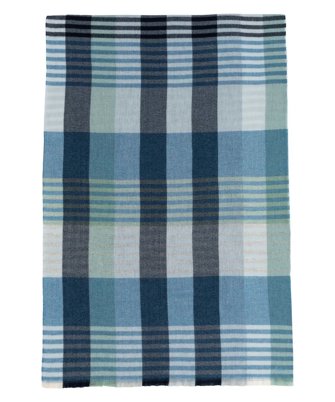 Gramercy Plaid Wrap French Blue