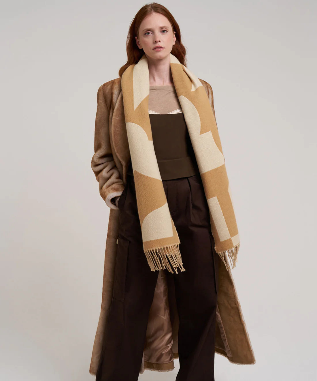 Geo Double Face Jacquard