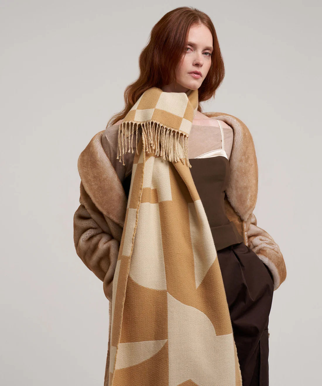 Geo Double Face Jacquard