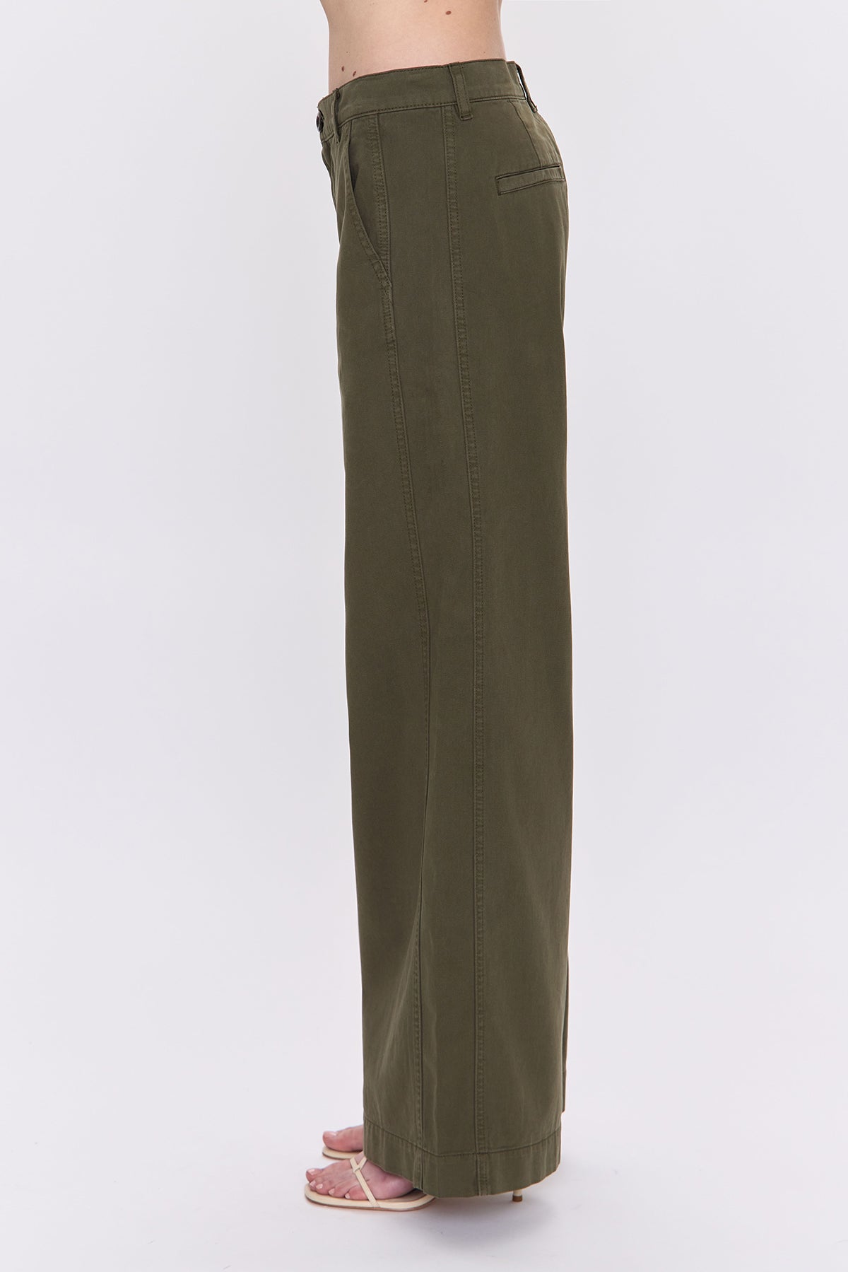 Jadyn Seamed Low Slung Palazzo