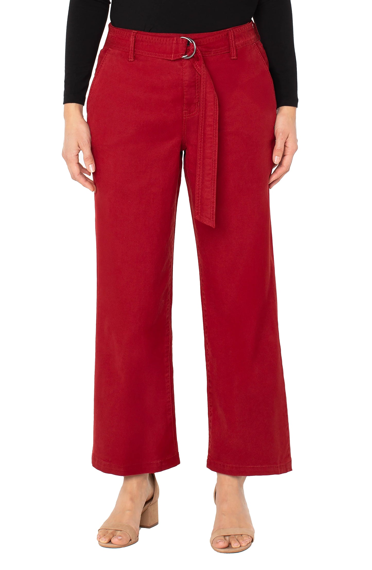 Stride Wide Leg with Self Belt