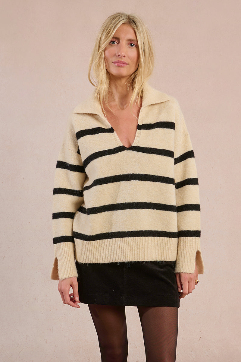 Genevieve Stripped Sweater