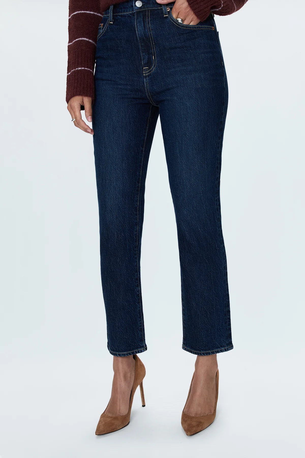 Bri High Rise Slim Straight