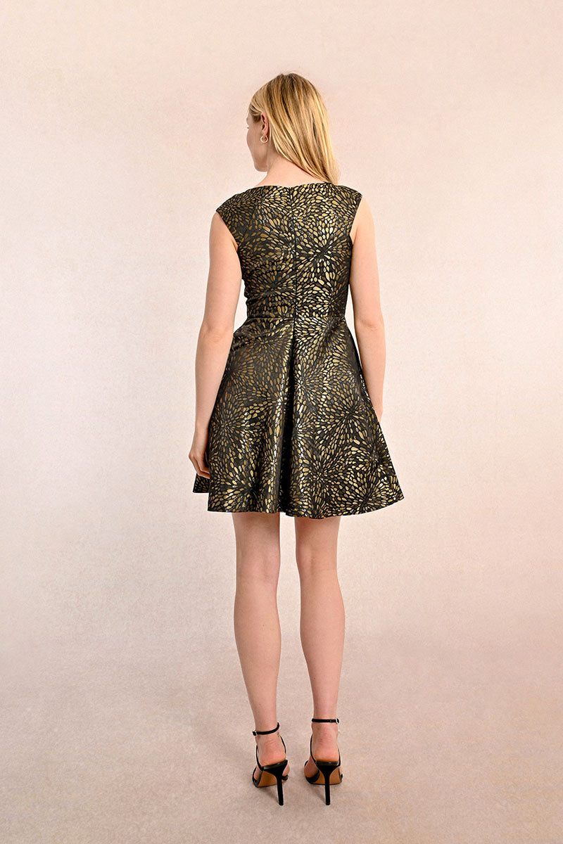 JACQUARD MINI DRESS