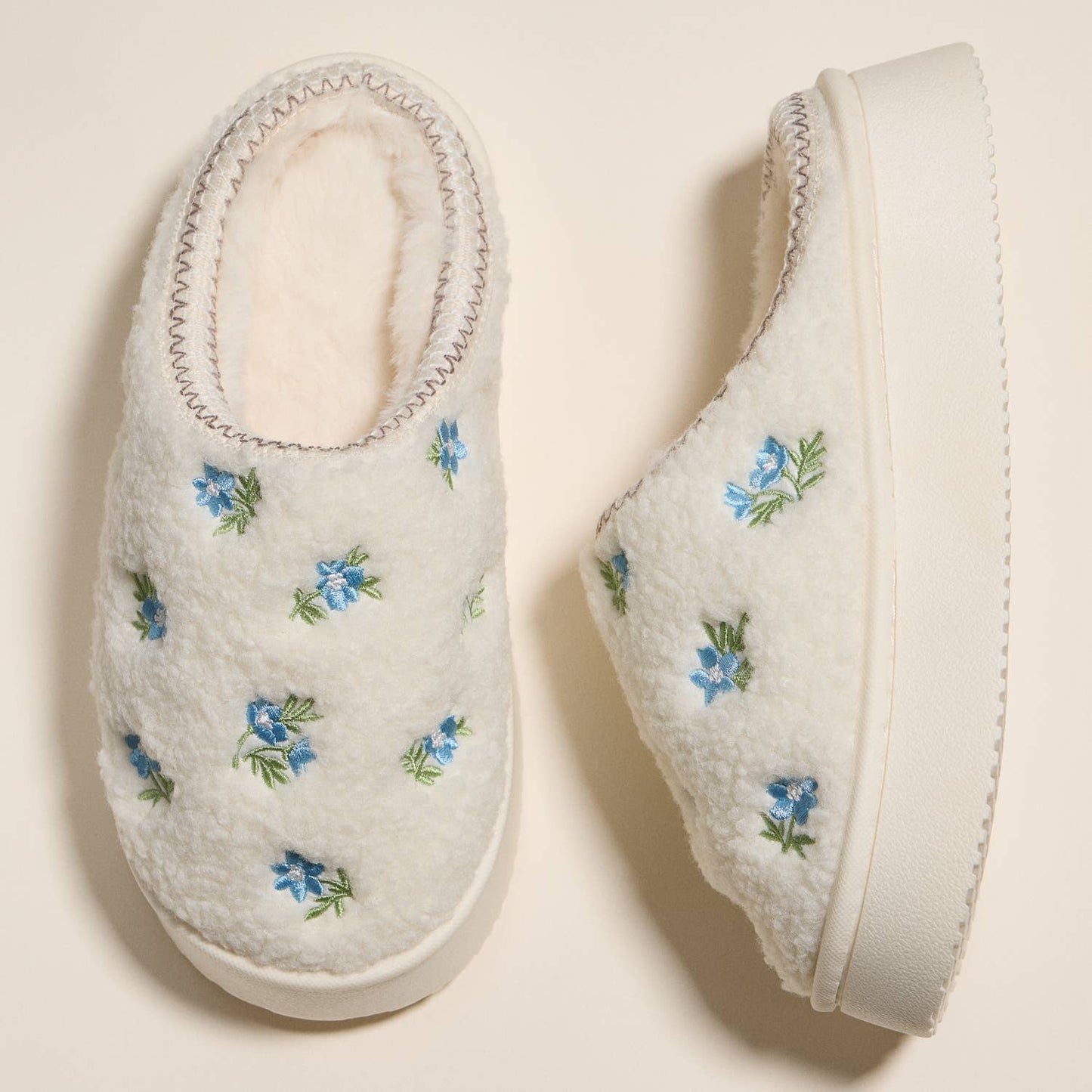 Floral Slippers