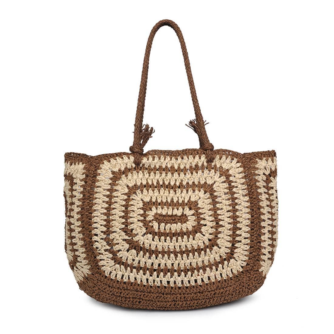 Isla Straw Beach Tote