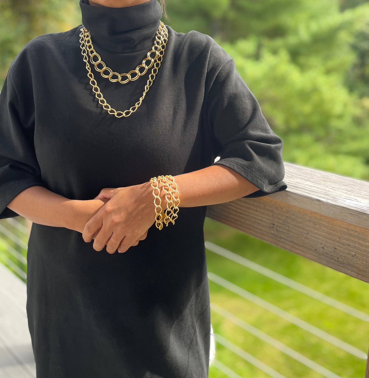 DORB27 Gold Chain Bracelet