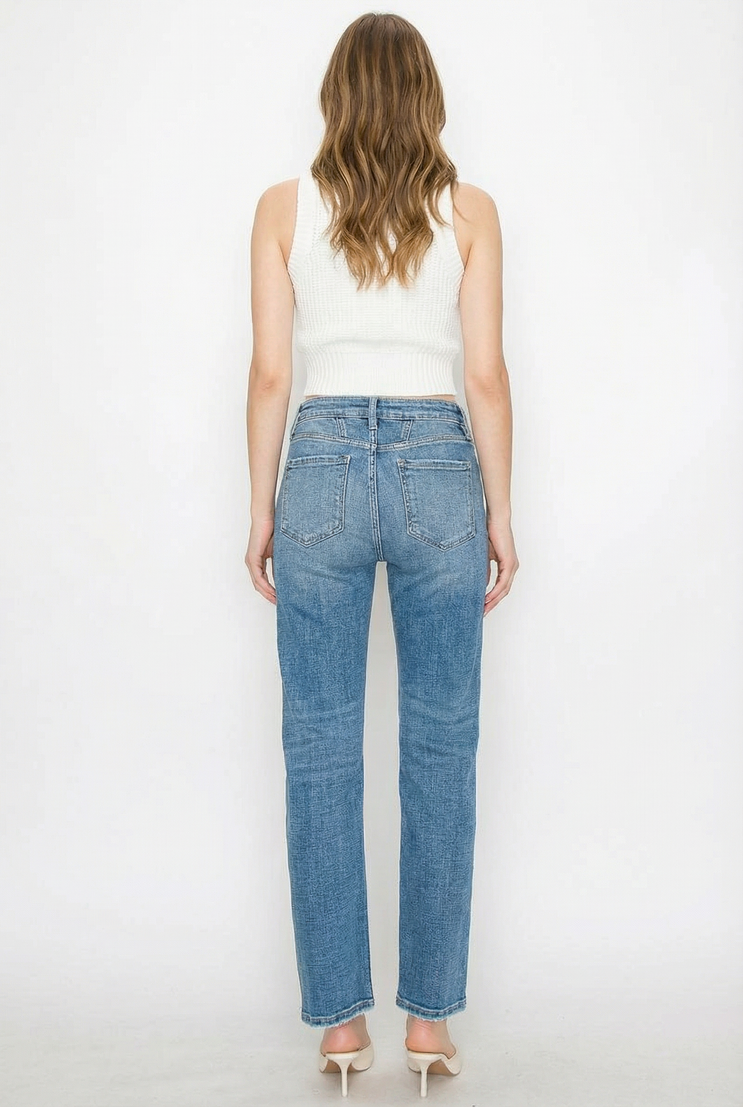 Sally Western High Rise Straight Leg