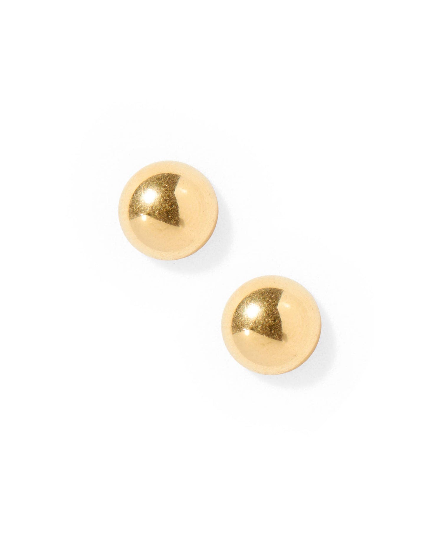 Screwback Stud Earrings - Vera Round - 8mm