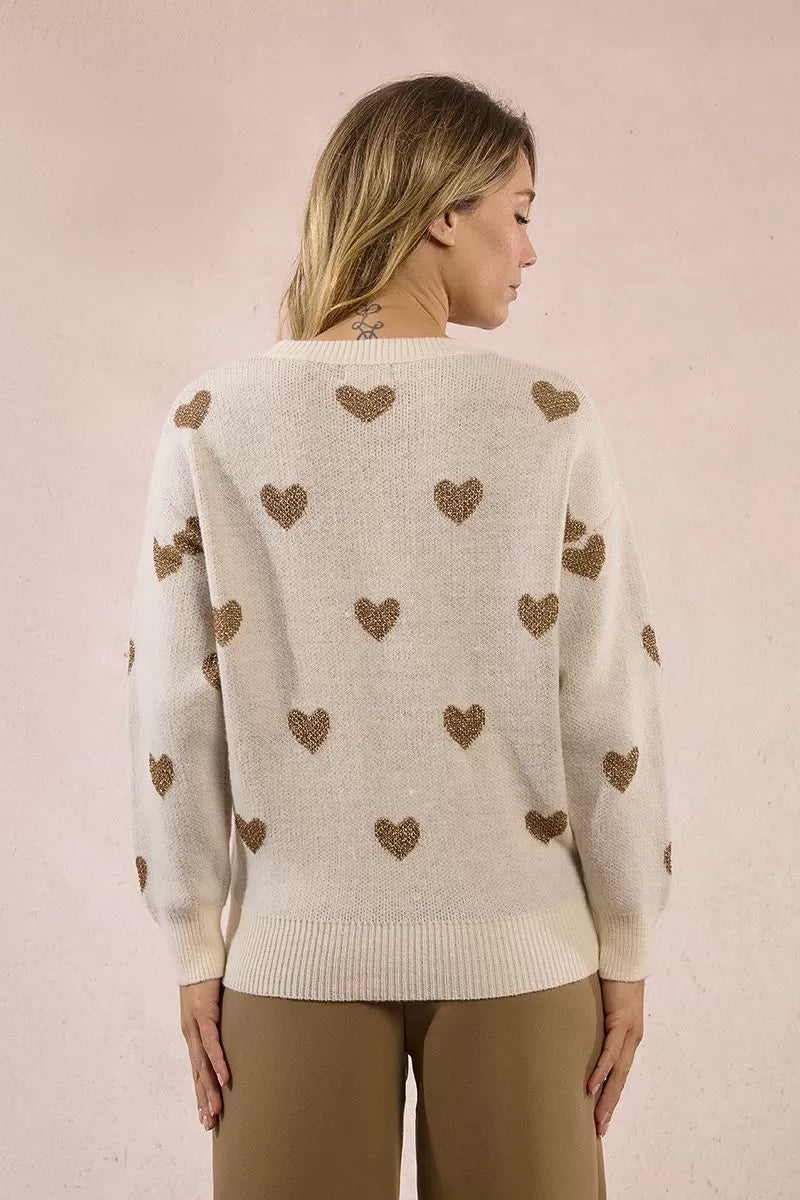 Faye Heart Sweater