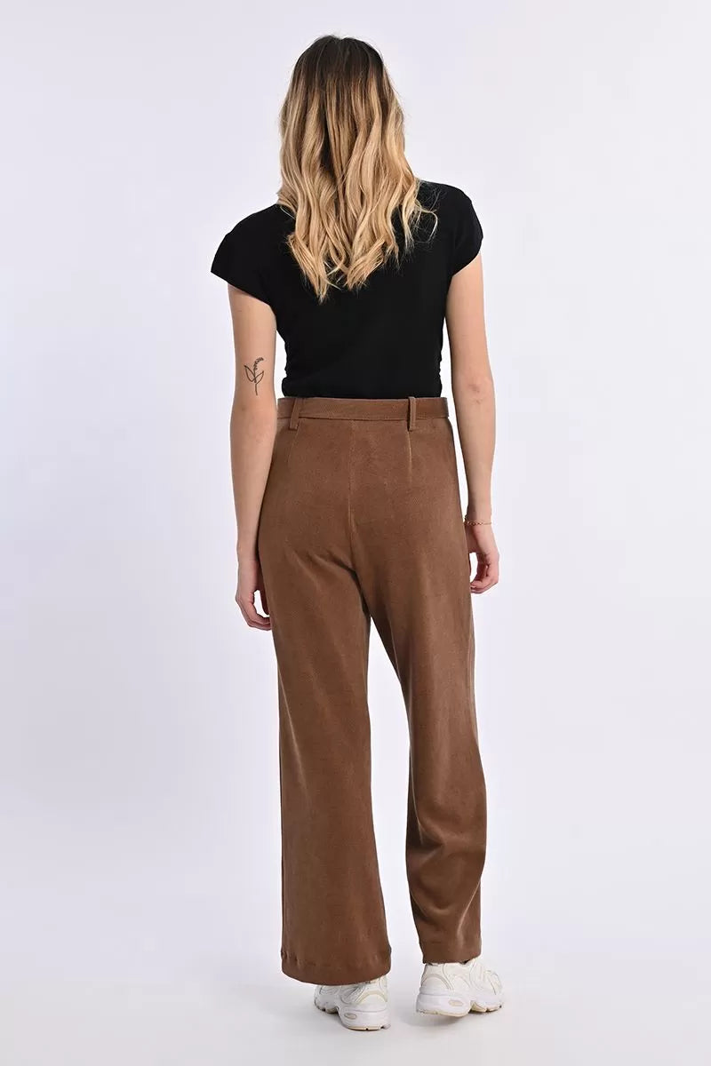 Wide Velvet Trousers