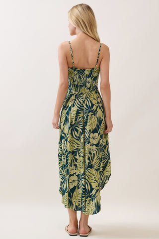 Chest Ruched Midi Dress