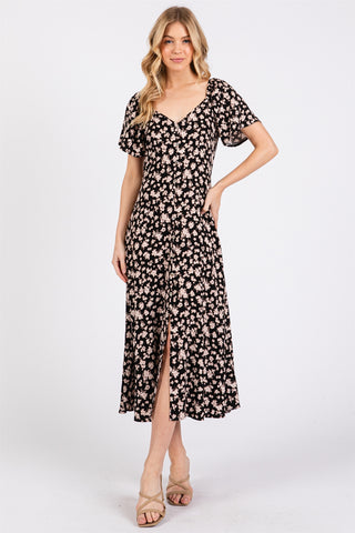Ditzy Princess Sleeve Midi Dress
