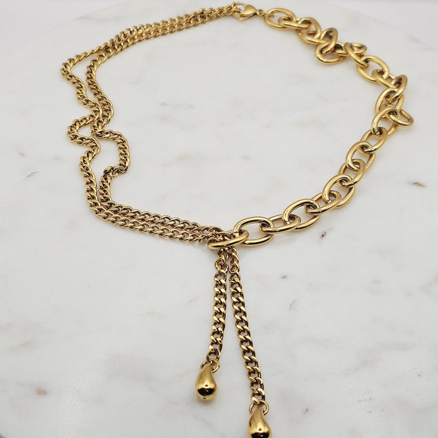 Midi Chunky Tassel Necklace