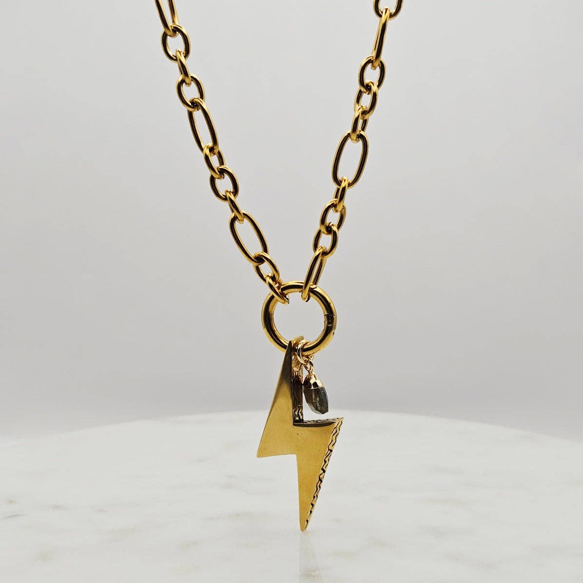 Chunky Bolt Necklace