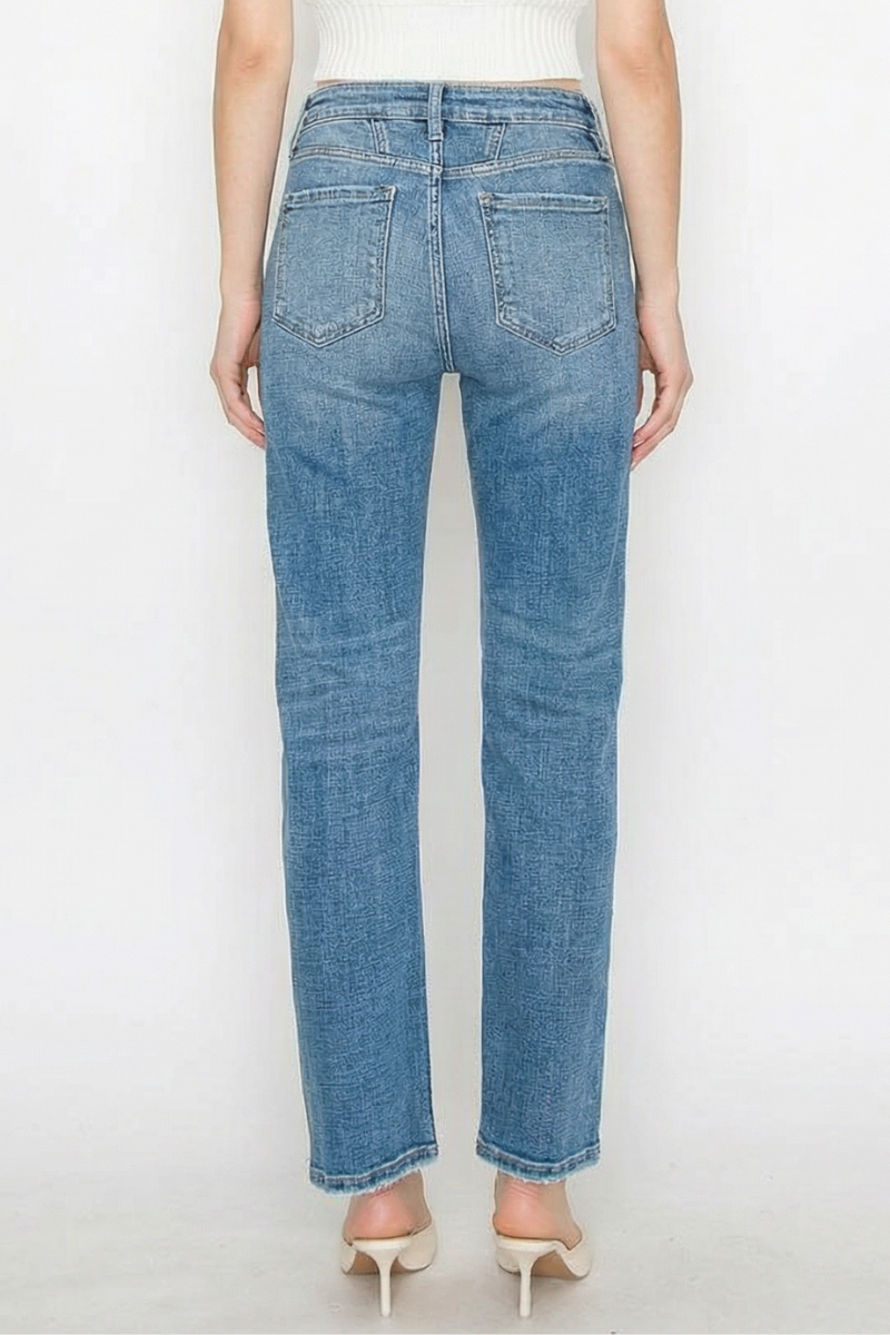 Sally Western High Rise Straight Leg