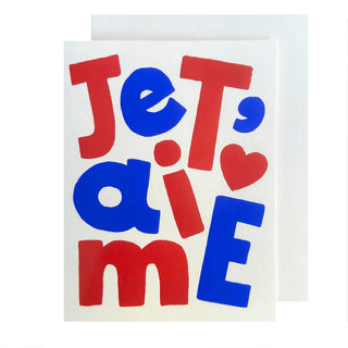 Je T'aime Love Card