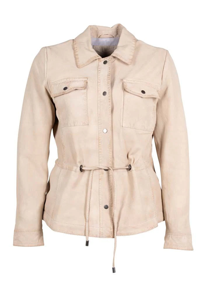 Nubuck Drawstring Jacket