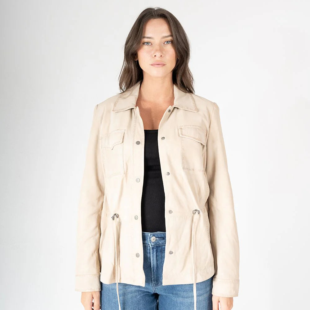 Nubuck Drawstring Jacket