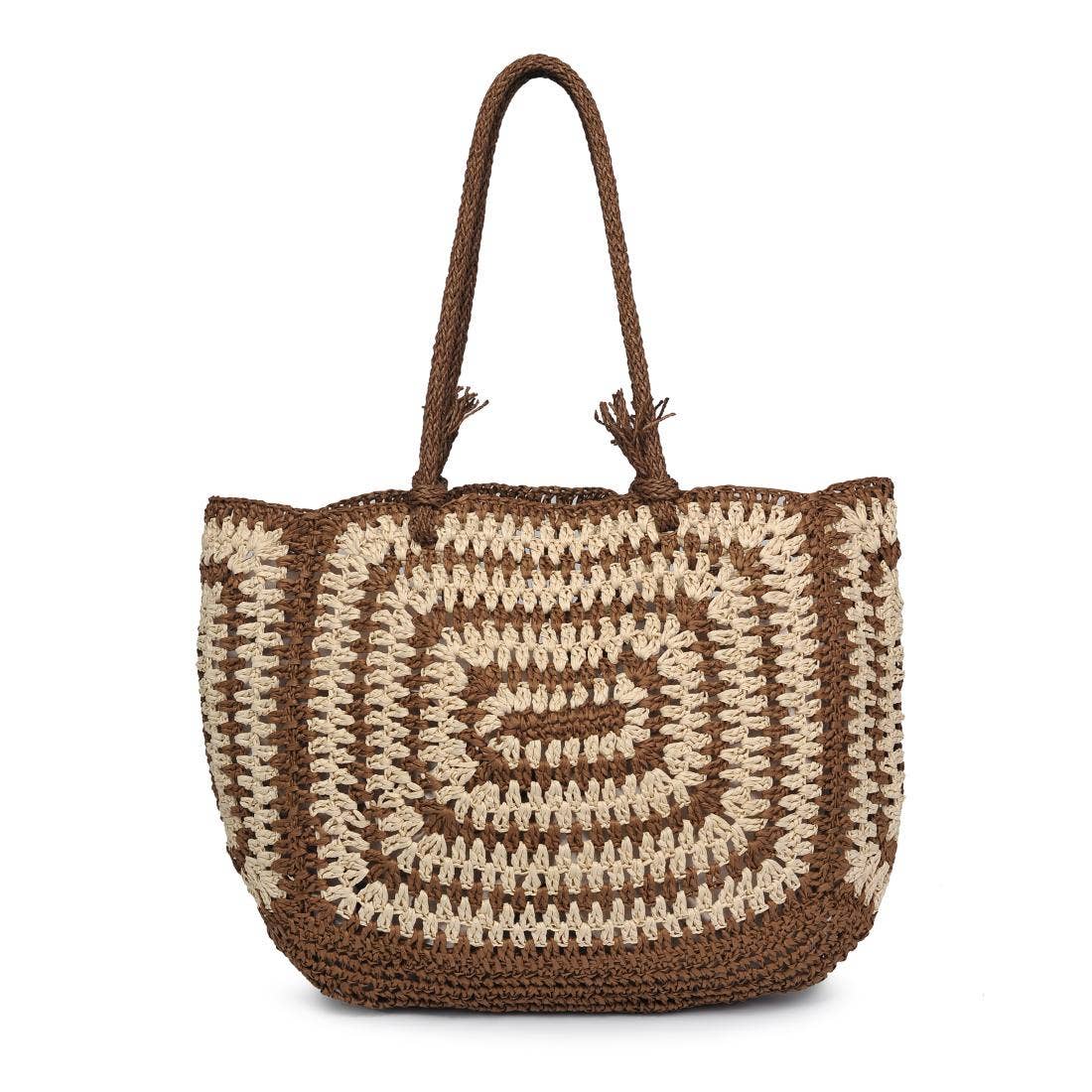 Isla Straw Beach Tote