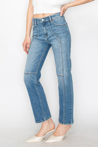 Sally Western High Rise Straight Leg