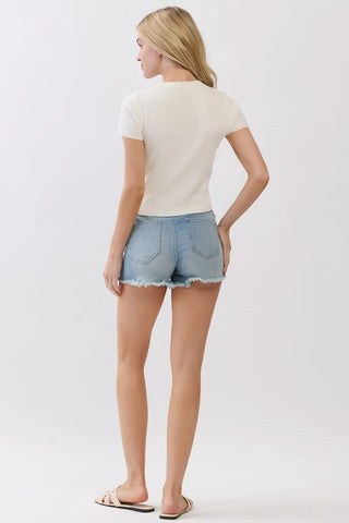 Short Sleeve Knit Top