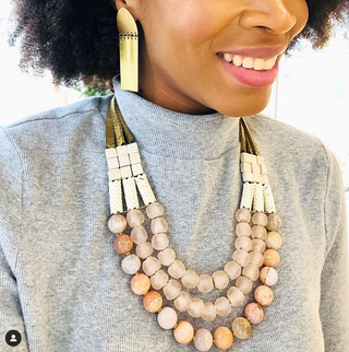 Gianna Hematite Necklace