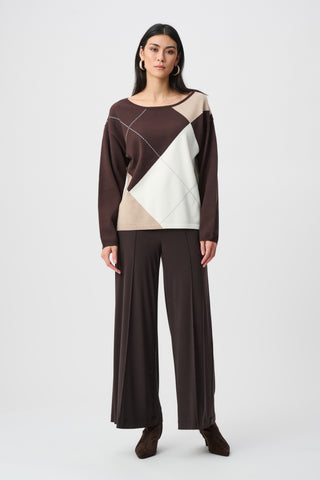 Silky Knit Pull-On Wide Leg Pants