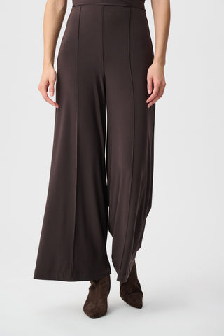 Silky Knit Pull-On Wide Leg Pants