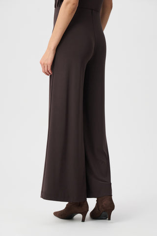 Silky Knit Pull-On Wide Leg Pants