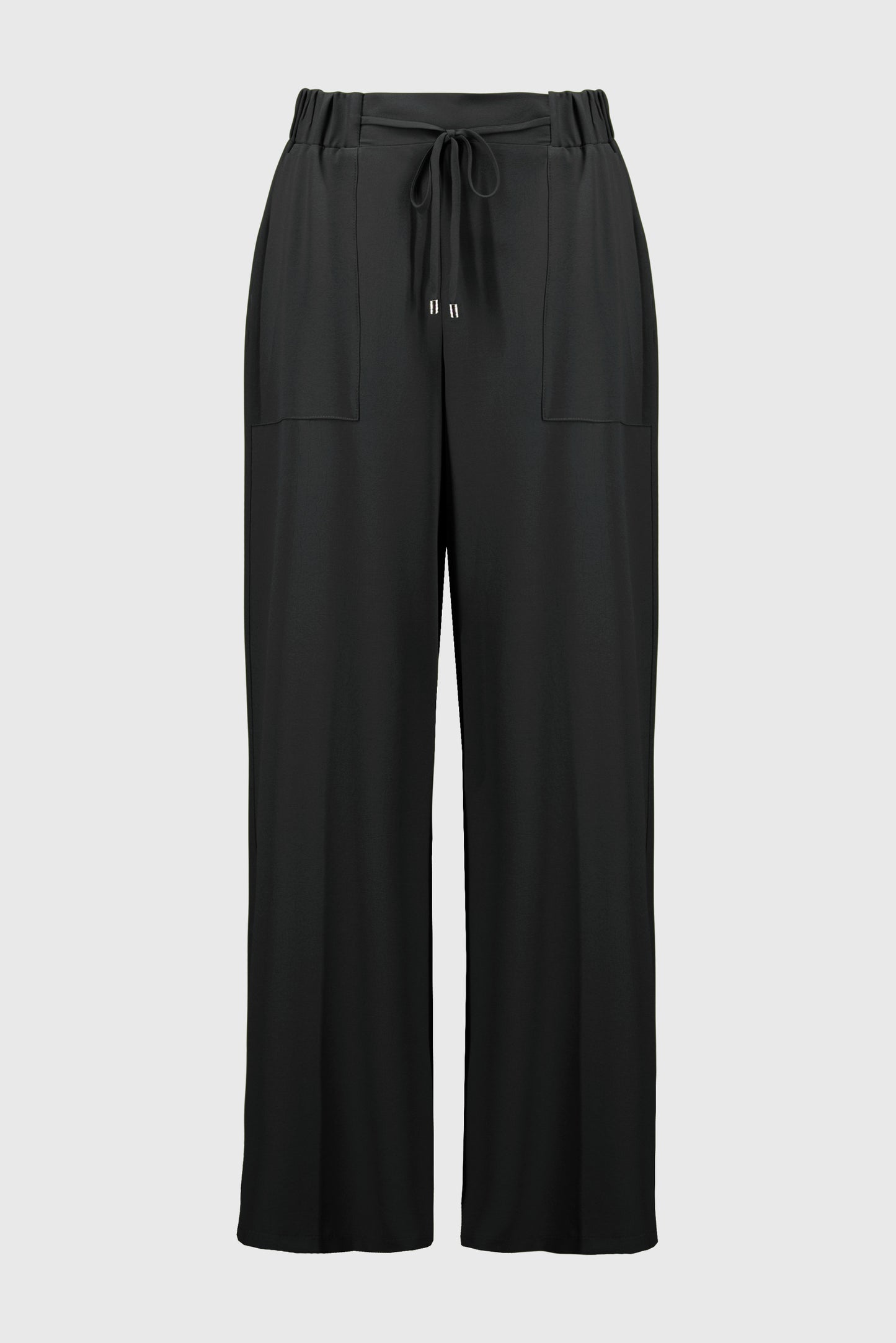 251185 Textured Woven Wide-Leg Pants