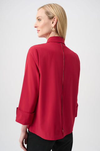 Olivia Zipper Blouse