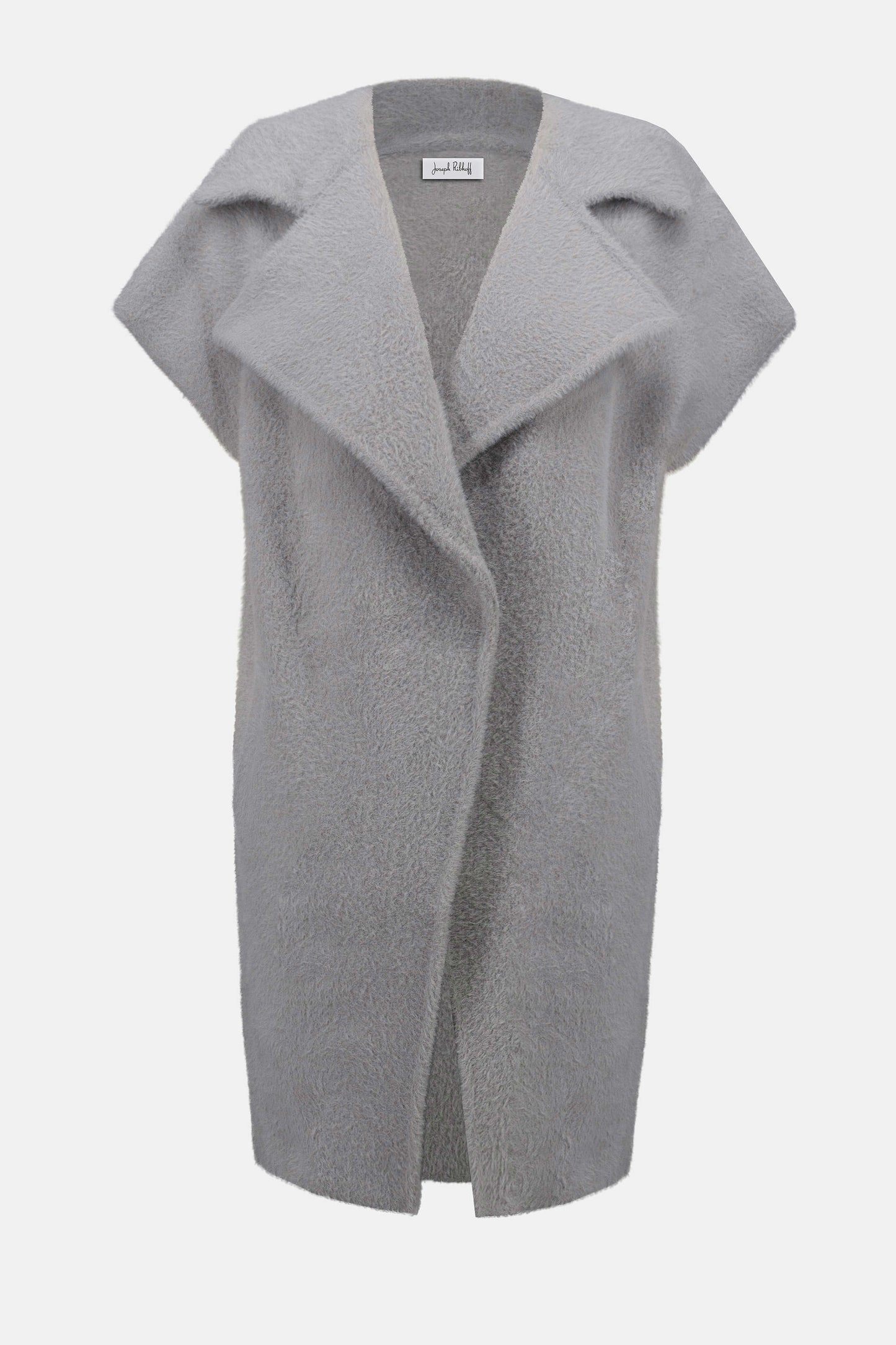 Feather Yarn Boxy Sweater Vest